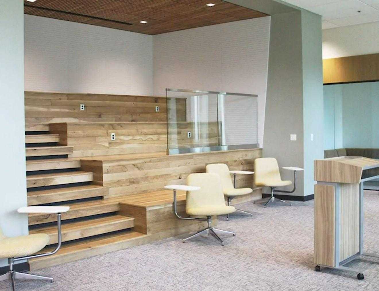 Photo of the reimagined CIA Library spaces.